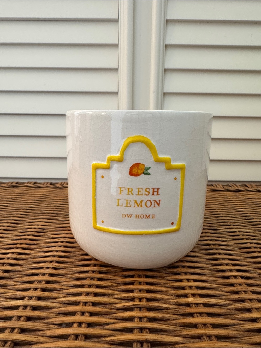 DW Home Ceramic Jar Candle